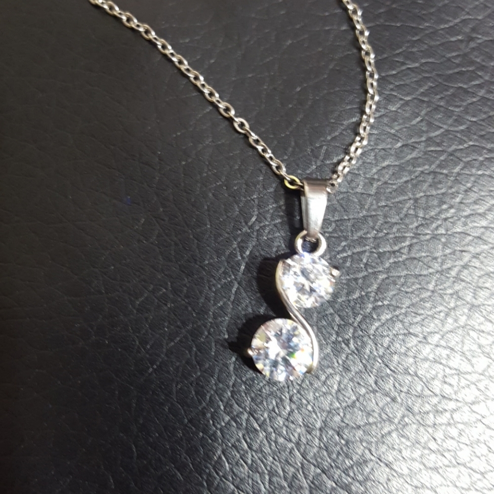 2 FOR 1 Collier délicat Stainless Steel 316L